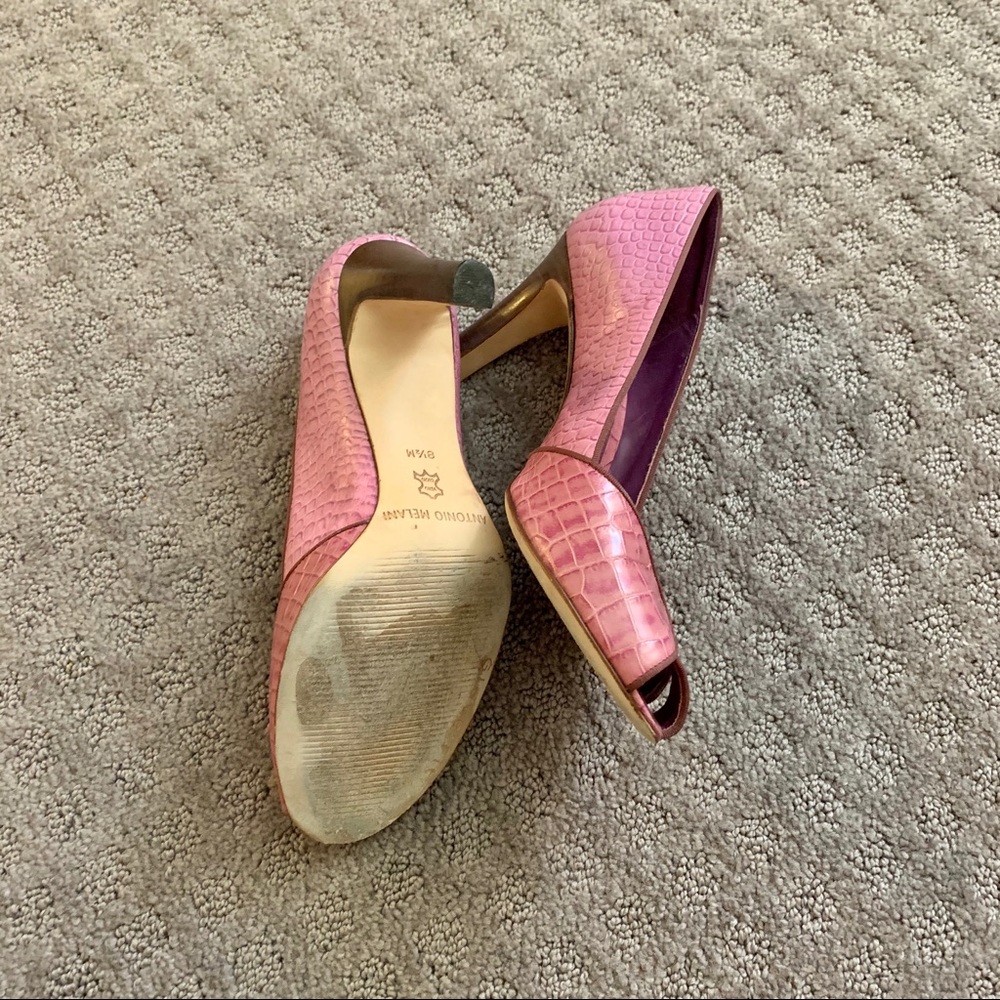 Antonio Melani pink snake pattern pump - Picture 3 of 4